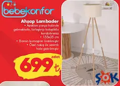 BEBEKONFOR AHŞAP LAMBADER fiyat ve kampanya bilgisi